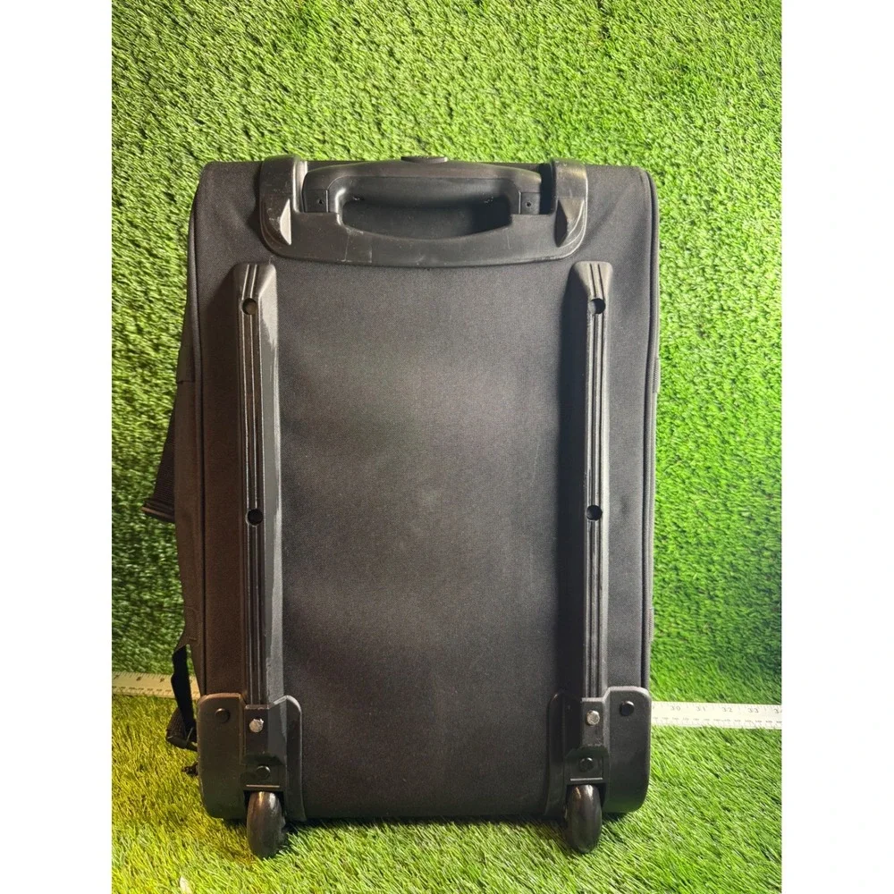 Eastpak Tranverz Rolling Luggage Suitcase Black 2-Wheel Softside Travel Bag